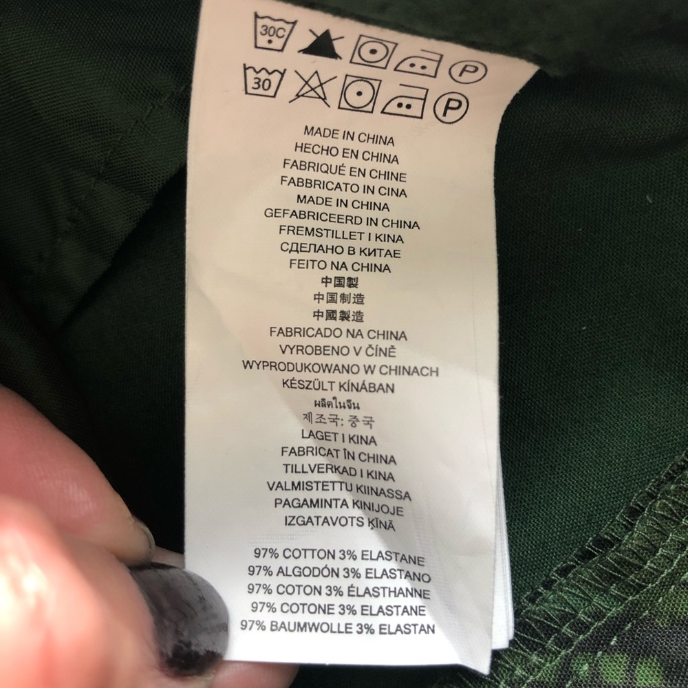 Michael Kors Green Black Python Print Pants - image 7